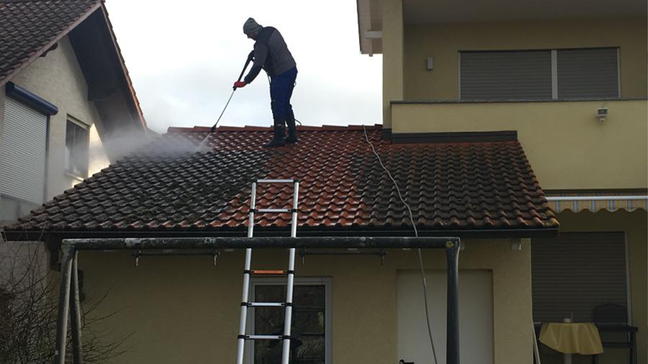 Garagendachreinigung